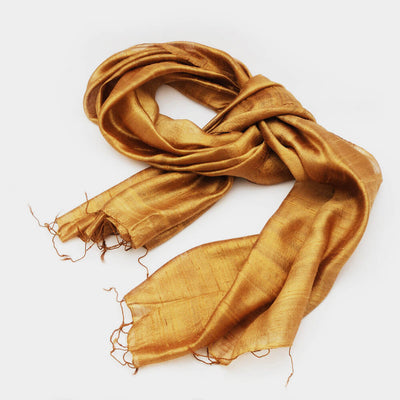 Men Frayed Scarf