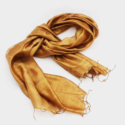 Men Frayed Scarf