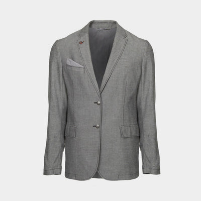 Vegan Leather-Sleeved Bomber Jacket